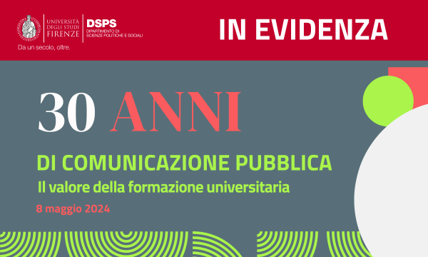 30 ANNI DI COMUNICAZIONE PUBBLICA. Il valore della formazione universitaria.