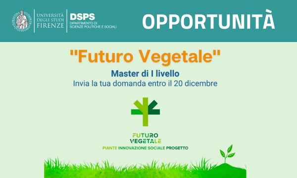 Master di I livello in Futuro Vegetale