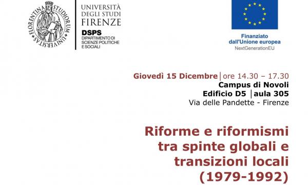 Riforme e riformismi tra spinte globali e transizioni locali (1979-1992)