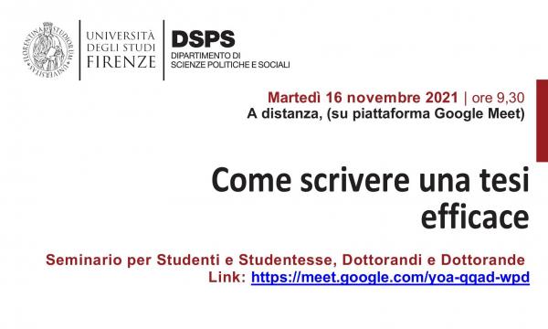 Come scrivere una tesi efficace