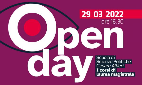 Open Day magistrali 29 Marzo 2022