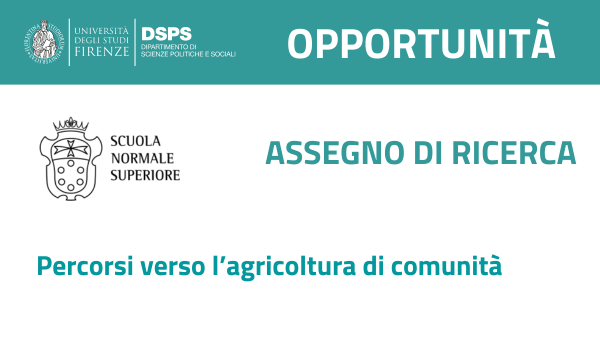 Selezione pubblica per assegno di ricerca presso la Scuola Normale Superiore di Pisa